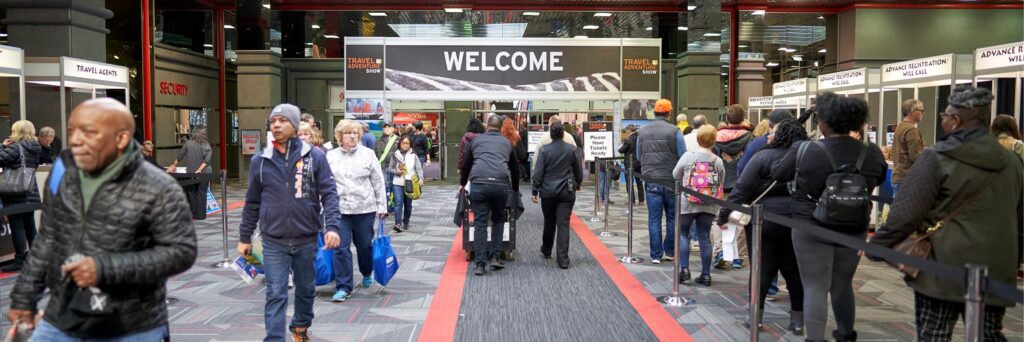 a well attended trade show